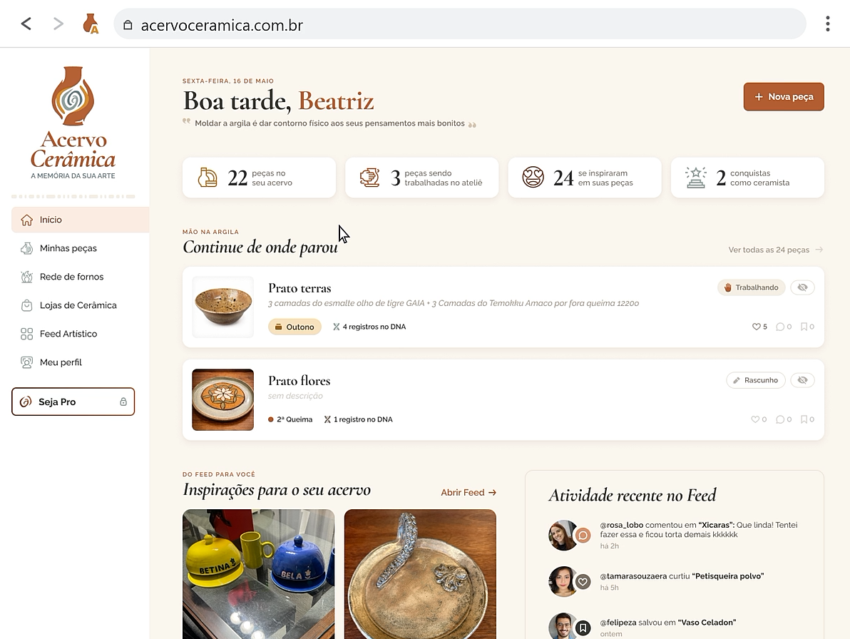 Acervo Cerâmica App